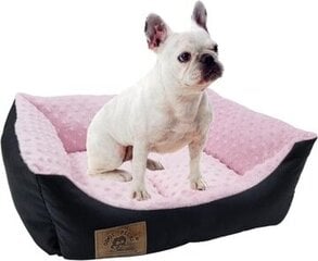 Диван для собаки Odol-Plusz, черный, оттенки розового, 50x40 см цена и информация | Лежаки, домики | kaup24.ee