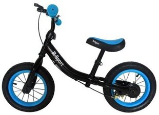 Беговел R-Sport R3 12 дюймов, черный, синий цена и информация | Детский трехколесный велосипед - коляска с удобной ручкой управления для родителей Riff F95941 2в1, фиолетовый | kaup24.ee