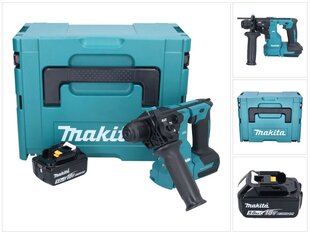 Аккумуляторный перфоратор Makita DHR 183 T1J, 18 В, с аккумулятором, без блока для зарядки цена и информация | Перфораторы | kaup24.ee