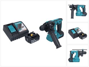 Akuperforaator Makita Dhr 183 RT1, 18 V, koos aku ja laadijaga hind ja info | Lööktrellid | kaup24.ee