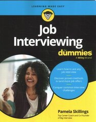 Job Interviewing For Dummies hind ja info | Majandusalased raamatud | kaup24.ee