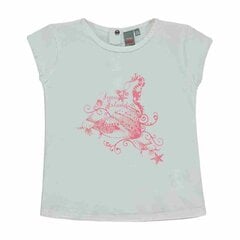 T-särk tüdrukutele Kanz, valge цена и информация | Рубашки для девочек | kaup24.ee