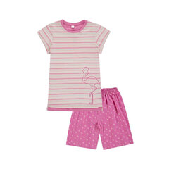 Пижама для девочек с коротким рукавом цена и информация | Пижамы, халаты для девочек | kaup24.ee