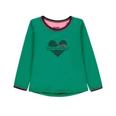 Футболка для девочек Kanz, зеленая цена и информация | Рубашки для девочек | kaup24.ee