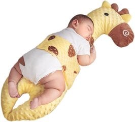 Детская боковая подушка для сна Giraffe  цена и информация | Детские подушки, конверты, спальники | kaup24.ee