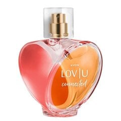 Парфюмированная вода с цветочно-фруктовым ароматом Avon LOV U Connected, 50мл цена и информация | Женские духи | kaup24.ee