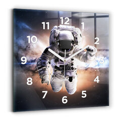 Seinakell Astronaut in Space, 30x30 cm hind ja info | Kellad | kaup24.ee