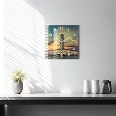 Seinakell Lighthouse On Water, 30x30 cm цена и информация | Часы | kaup24.ee