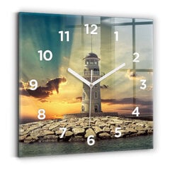 Seinakell Lighthouse On Water, 30x30 cm hind ja info | Kellad | kaup24.ee