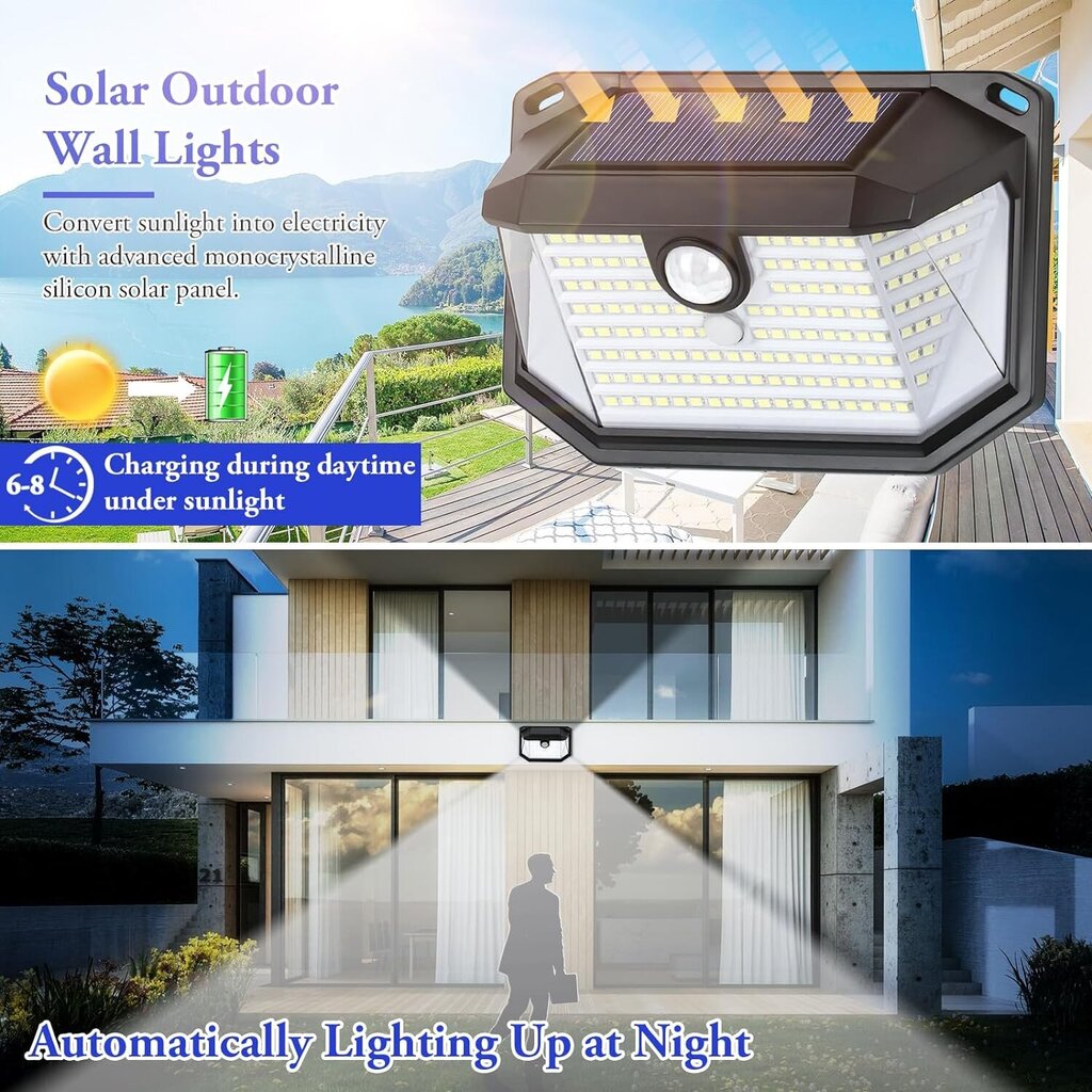 Päikesepatareidega Led-valgusti Goapa hind ja info | Aia- ja õuevalgustid | kaup24.ee