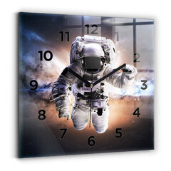 Seinakell Astronaut in Space, 30x30 cm hind ja info | Kellad | kaup24.ee