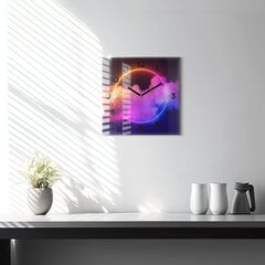 Seinakell 3D Smoke Abstraction, 30x30 cm цена и информация | Часы | kaup24.ee