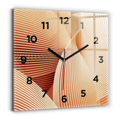Seinakell Abstract Wave Model, 30x30 cm цена и информация | Часы | kaup24.ee