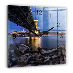 Seinakell Rocky Shore Under the Bridge, 30x30 cm цена и информация | Часы | kaup24.ee