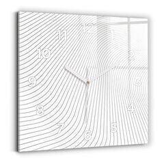 Seinakell Abstract Lines, 30x30 cm цена и информация | Часы | kaup24.ee