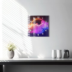 Seinakell 3D Smoke Abstraction, 30x30 cm hind ja info | Kellad | kaup24.ee