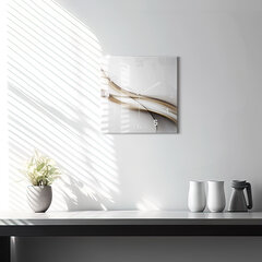 Seinakell Abstract Lines, 30x30 cm hind ja info | Kellad | kaup24.ee