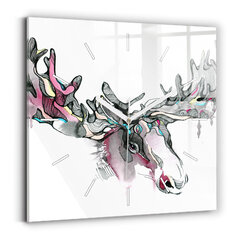 Seinakell Moose Abstraction, 30x30 cm hind ja info | Kellad | kaup24.ee