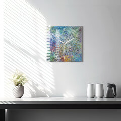 Seinakell Abstraktsioon - Emotsioonid, 30x30 cm hind ja info | Kellad | kaup24.ee