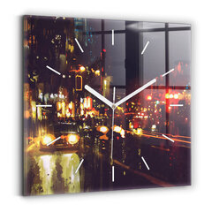 Seinakell Painted City, 30x30 cm hind ja info | Kellad | kaup24.ee