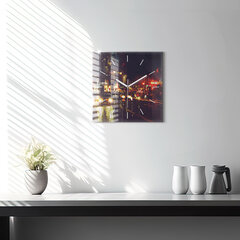 Seinakell Painted City, 30x30 cm hind ja info | Kellad | kaup24.ee