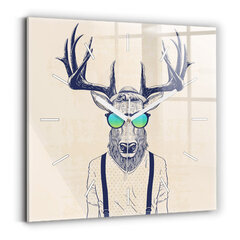Seinakell Abstraction Deer, 30x30 cm hind ja info | Kellad | kaup24.ee
