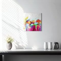 Seinakell Abstract Flowers, 30x30 cm hind ja info | Kellad | kaup24.ee