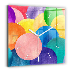 Seinakell Abstract Wheels, 30x30 cm hind ja info | Kellad | kaup24.ee