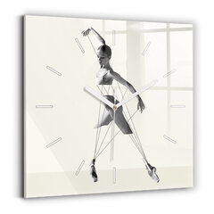 Seinakell Abstract Woman Dancer, 30x30 cm hind ja info | Kellad | kaup24.ee