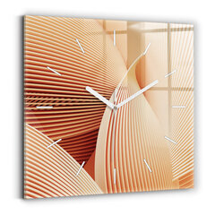 Seinakell Abstract Wave Model, 30x30 cm цена и информация | Часы | kaup24.ee