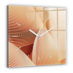 Seinakell Abstract Wave Model, 30x30 cm hind ja info | Kellad | kaup24.ee