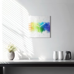 Seinakell Annotatsioon Rainbow, 30x30 cm hind ja info | Kellad | kaup24.ee