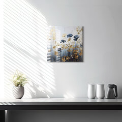 Seinakell Abstract Flowers, 30x30 cm hind ja info | Kellad | kaup24.ee