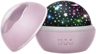 Ночная лампа с проектором, розовая цена и информация | Гудки для вечеринки Clown Face (4шт.) | kaup24.ee