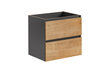 Vannitoa kapp Comad Monaco Grey Oak 820 - FSC, pruun/hall hind ja info | Vannitoakapid | kaup24.ee