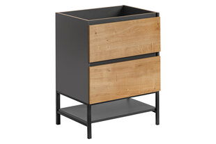 Тумба для ванной комнаты Comad Monako Grey Oak 820 - FSC, коричневый/серый цена и информация | Шкафчики для ванной | kaup24.ee