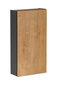 Vannitoa kapp Comad Monaco Grey Oak 830 - FSC, pruun/hall hind ja info | Vannitoakapid | kaup24.ee