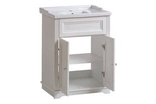 Vannitoa kapp Comad Palace White 820-60CM FSC, valge цена и информация | Шкафчики для ванной | kaup24.ee