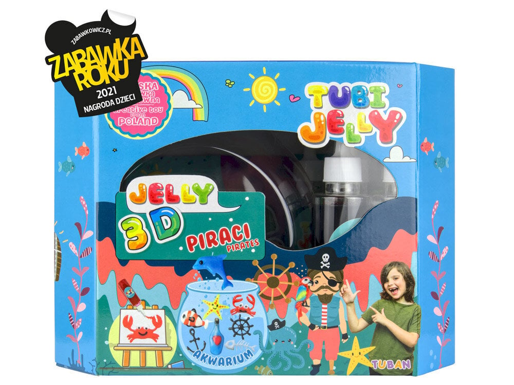 Loominguline komplekt Tubi Jelly The Pirate by Tuban, 8 tk hind ja info | Arendavad mänguasjad | kaup24.ee