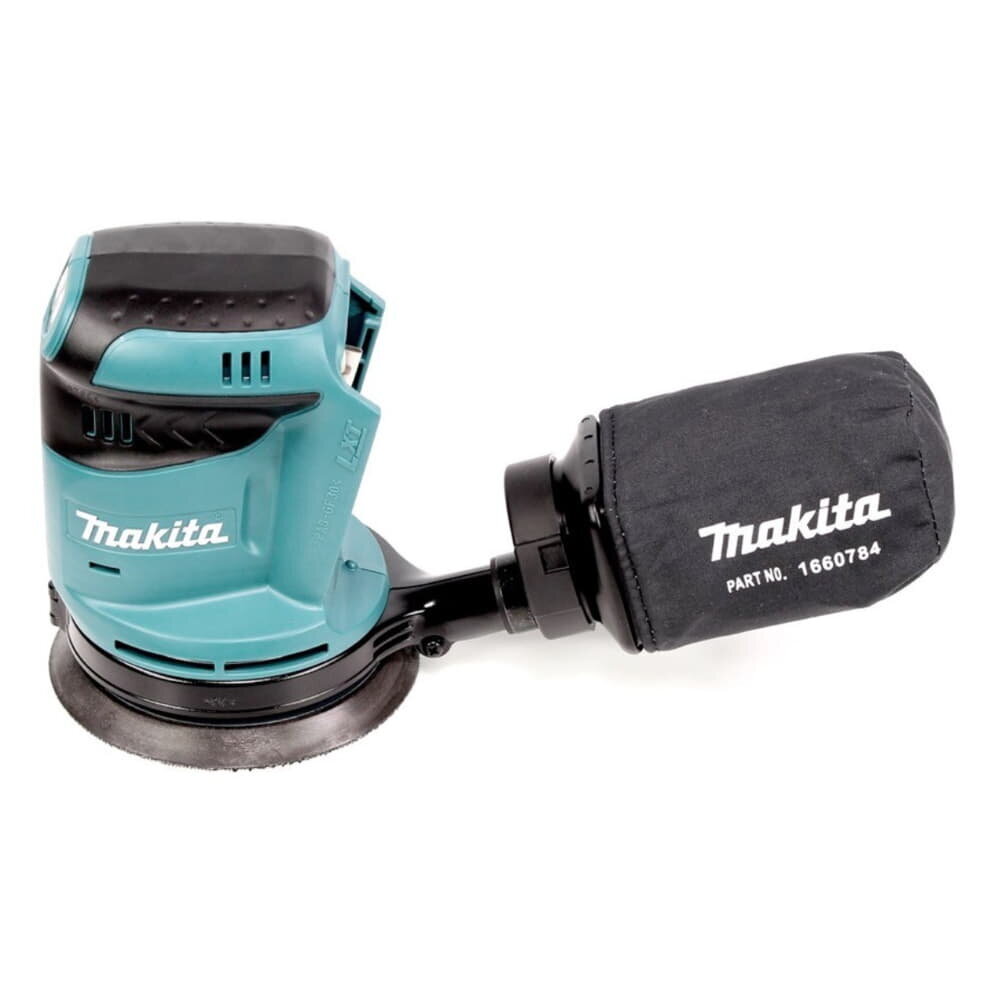 Makita DBO 180 G1 akuga ekstsentriline lihvmasin 18 V 125 mm + 1x aku 6.0 Ah - ilma laadijata цена и информация | Lihvmasinad ja ketaslõikurid | kaup24.ee