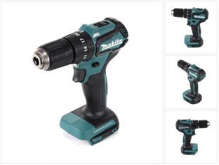 Аккумуляторная ударная дрель Makita DHP 483 Z, 18 В, 40 нм без аккумулятора и зарядного устройства цена и информация | Шуруповерты, дрели | kaup24.ee