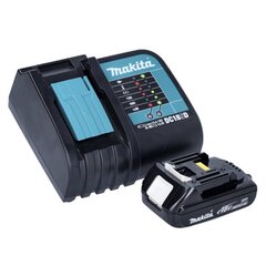 Аккумуляторная эксцентриковая шлифовальная машинка Makita DBO 180 SY1 18 В 125 мм + 1х аккумулятор 1,5 Ач + зарядное устройство цена и информация | Шлифовальные машины | kaup24.ee