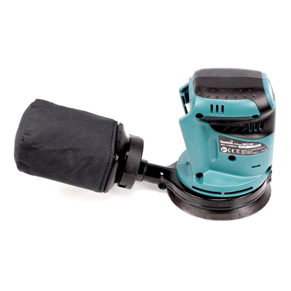 Makita DBO 180 RG1 akuga ekstsentriline lihvmasin 18 V 125 mm + 1x aku 6.0 Ah + laadija hind ja info | Lihvmasinad ja ketaslõikurid | kaup24.ee