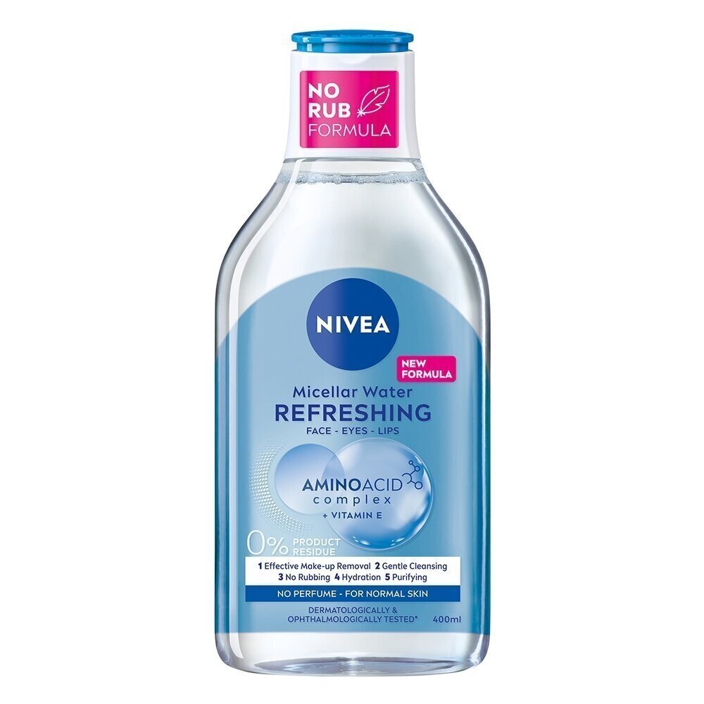 Mitsellaarvesi Nivea 400ml, 5 tk hind ja info | Näopuhastusvahendid | kaup24.ee