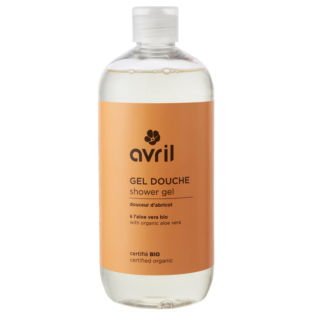 Dušigeel Douceur d'abricot Avril sertifitseeritud orgaaniline, 500 ml hind ja info | Dušigeelid, õlid | kaup24.ee