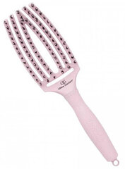 Juuksehari Olivia Garden finger brush Pastel Pink, Keskmine kaina ir informacija | Juukseharjad, kammid, juuksuri käärid | kaup24.ee