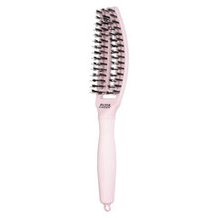 Väike juuksehari Olivia Garden Fingerbrush Combo Pastel Pink цена и информация | Расчески, щетки для волос, ножницы | kaup24.ee