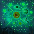 Fluorestseeruvad seinakleebised tähed ja planeedid, 460 tk