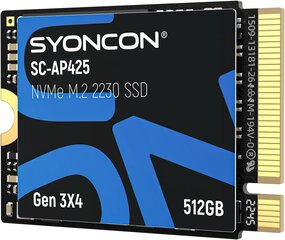 Syoncon SC930 M.2 2230 цена и информация | Внутренние жёсткие диски (HDD, SSD, Hybrid) | kaup24.ee