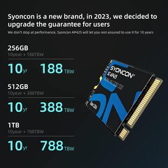 Syoncon SC930 M.2 2230 SSD NVMe PCIe Gen 3.0X4 внутренний твердотелый накопитель цена и информация | Внутренние жёсткие диски (HDD, SSD, Hybrid) | kaup24.ee
